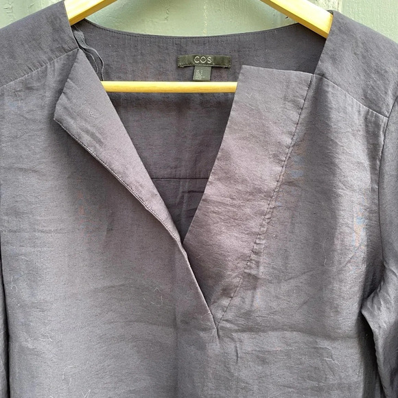 COS Navy Tunic  Top, size 4 - Picture 4 of 8